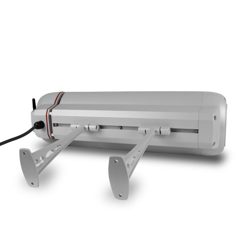 Bad Heizstrahler Bluetooth titan Rückansicht